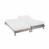 Protège Matelas Molleton 100% Coton - Bonnet 27 Cm TPR Pour Sommier Articulé 2 Protège Matelas Molleton 100% Coton - Bonnet 27 Cm TPR Pour Sommier Articulé -Doublures De Lit Soldes 2024 protege matelas tpr molleton fond blanc 1