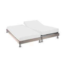 Protège Matelas Molleton 100% Coton - Bonnet 27 Cm TPR Pour Sommier Articulé