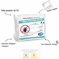 Protège Oreiller Anti-acariens Et Anti-punaises Sans Traitement 11 Protège Oreiller Anti-acariens Et Anti-punaises Sans Traitement -Doublures De Lit Soldes 2024 protege oreiller anti punaise anti acariens 4