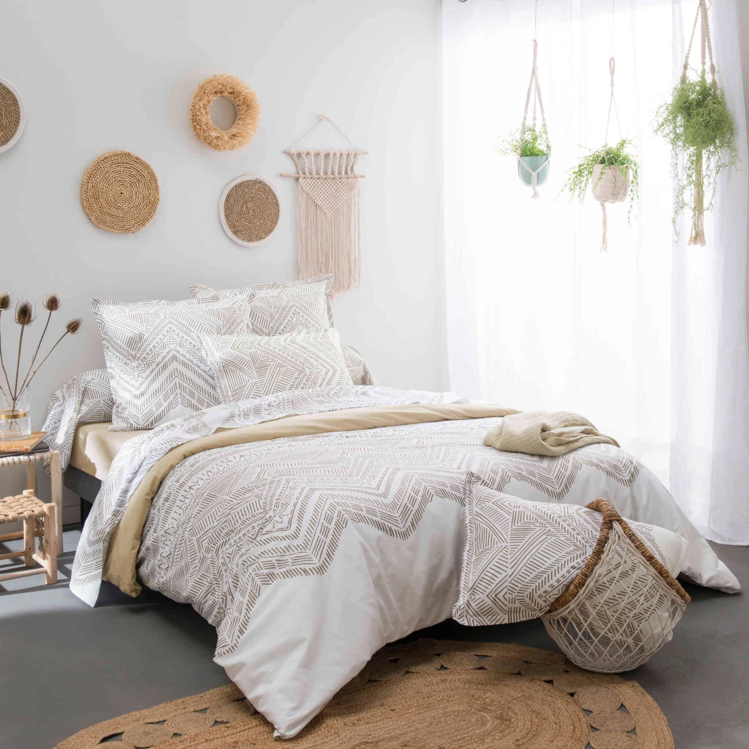 Parure De Lit Ramatuelle Beige - Tradilinge 3 Parure De Lit Ramatuelle Beige - Tradilinge