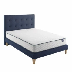 Ensemble Matelas Ressorts, Sommier, Pieds Et Tête De Lit Rêve 300 - SOMEO