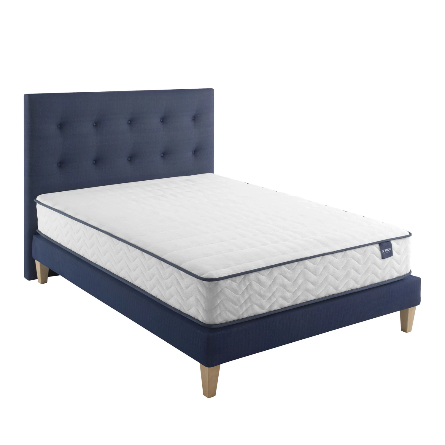 Ensemble Matelas Ressorts, Sommier, Pieds Et Tête De Lit Rêve 300 - SOMEO 3 Ensemble Matelas Ressorts, Sommier, Pieds Et Tête De Lit Rêve 300 - SOMEO