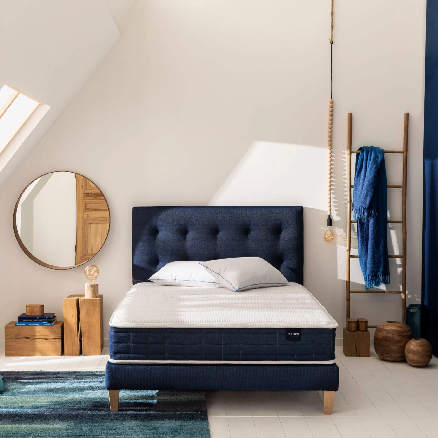 Ensemble Matelas Ressorts, Sommier Et Pieds Rêve 400 - SOMEO 10 Ensemble Matelas Ressorts, Sommier Et Pieds Rêve 400 - SOMEO – Image 8