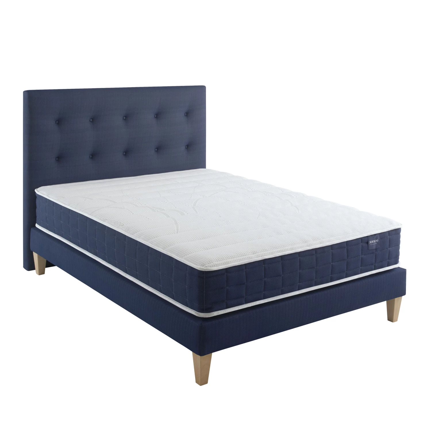 Ensemble Matelas Ressorts, Sommier, Pieds Et Tête De Lit Rêve 400 - SOMEO 3 Ensemble Matelas Ressorts, Sommier, Pieds Et Tête De Lit Rêve 400 - SOMEO