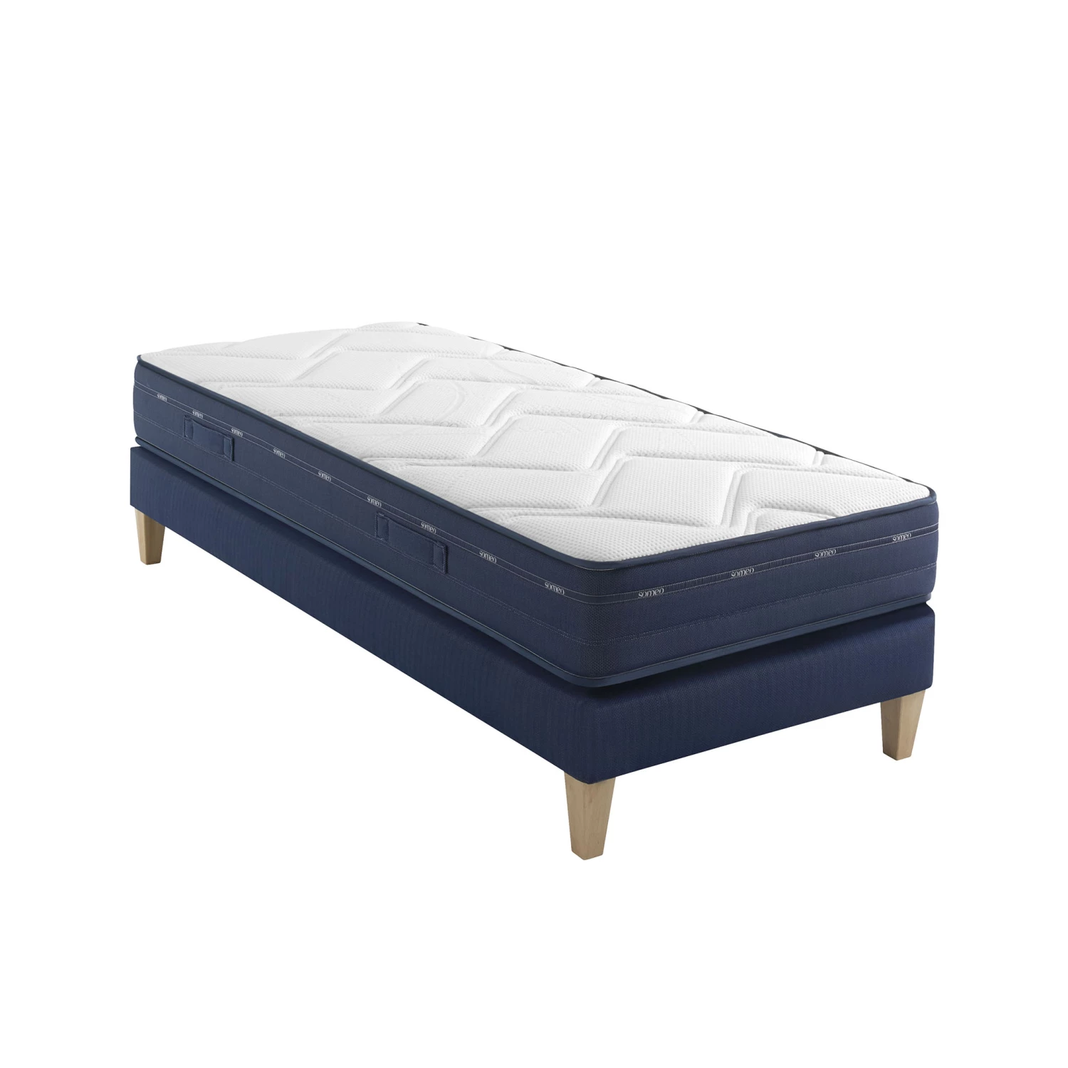 Ensemble Matelas Ressorts Et Mémoire De Forme, Sommier Et Pieds Rêve 500 - SOMEO 13 Ensemble Matelas Ressorts Et Mémoire De Forme, Sommier Et Pieds Rêve 500 - SOMEO – Image 11
