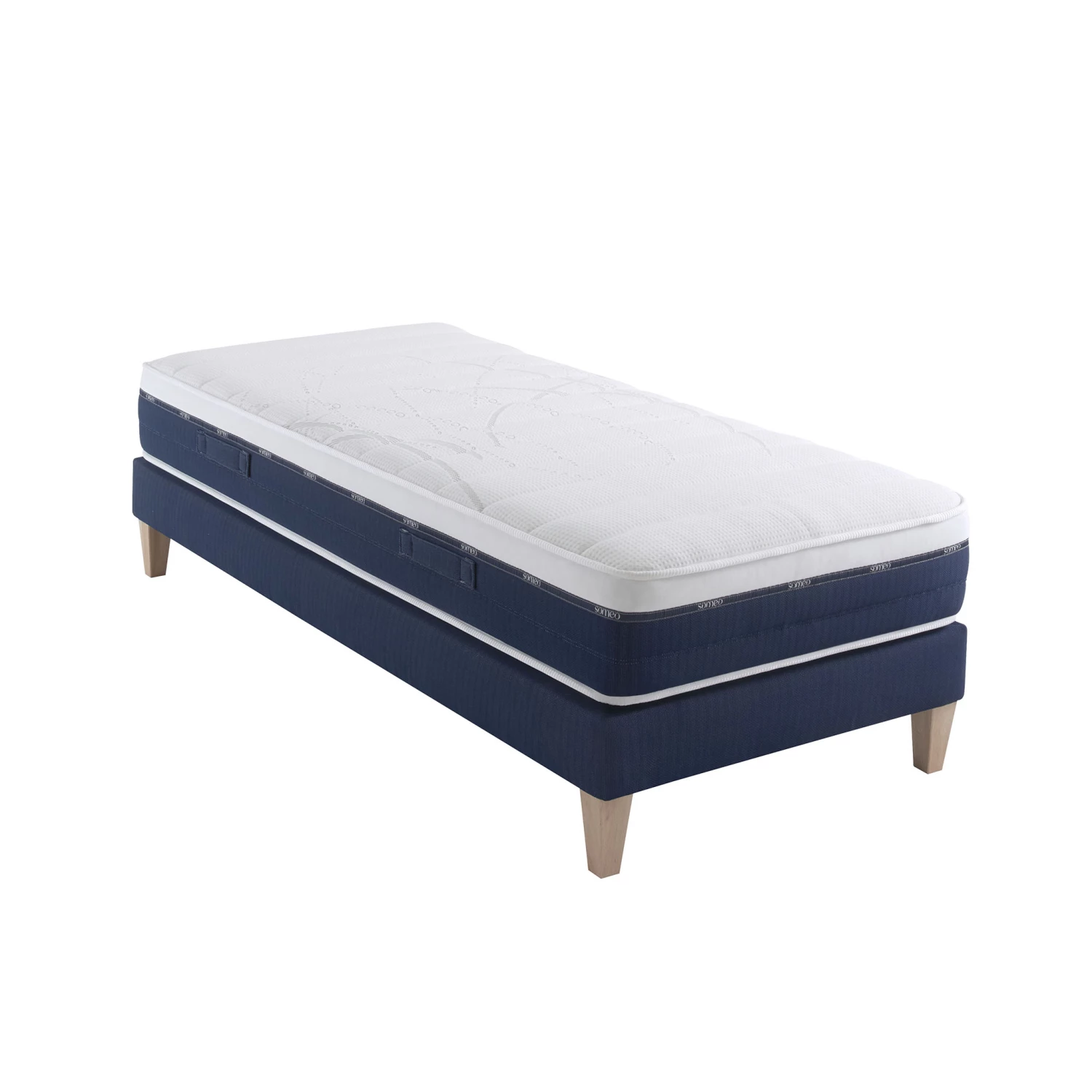 Ensemble Matelas Ressorts Et Mémoire De Forme, Sommier Et Pieds Rêve 600 - SOMEO 13 Ensemble Matelas Ressorts Et Mémoire De Forme, Sommier Et Pieds Rêve 600 - SOMEO – Image 11