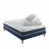 Ensemble Matelas Ressorts Et Mémoire De Forme, Sommier, Pieds, Couette Et Oreiller Rêve 600 - SOMEO 1 Ensemble Matelas Ressorts Et Mémoire De Forme, Sommier, Pieds, Couette Et Oreiller Rêve 600 - SOMEO -Doublures De Lit Soldes 2024 reve 600 mat som cou or 3 4 fond blanc