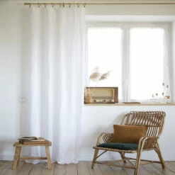 Rideau à Pinces Ajustable Lin 140x270 Cm 13 Rideau à Pinces Ajustable Lin 140x270 Cm -Doublures De Lit Soldes 2024 rideau ajustable lin ambiance 1