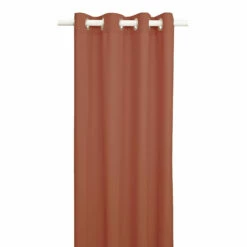 Rideau à œillets En Coton Recyclé 135x250 17 Rideau à œillets En Coton Recyclé 135x250 -Doublures De Lit Soldes 2024 rideau coton recycle terra face fond blanc