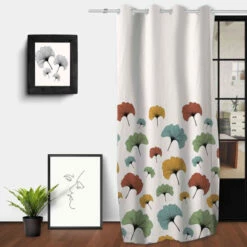 Rideau à œillets Ginkgo 132x250 Cm