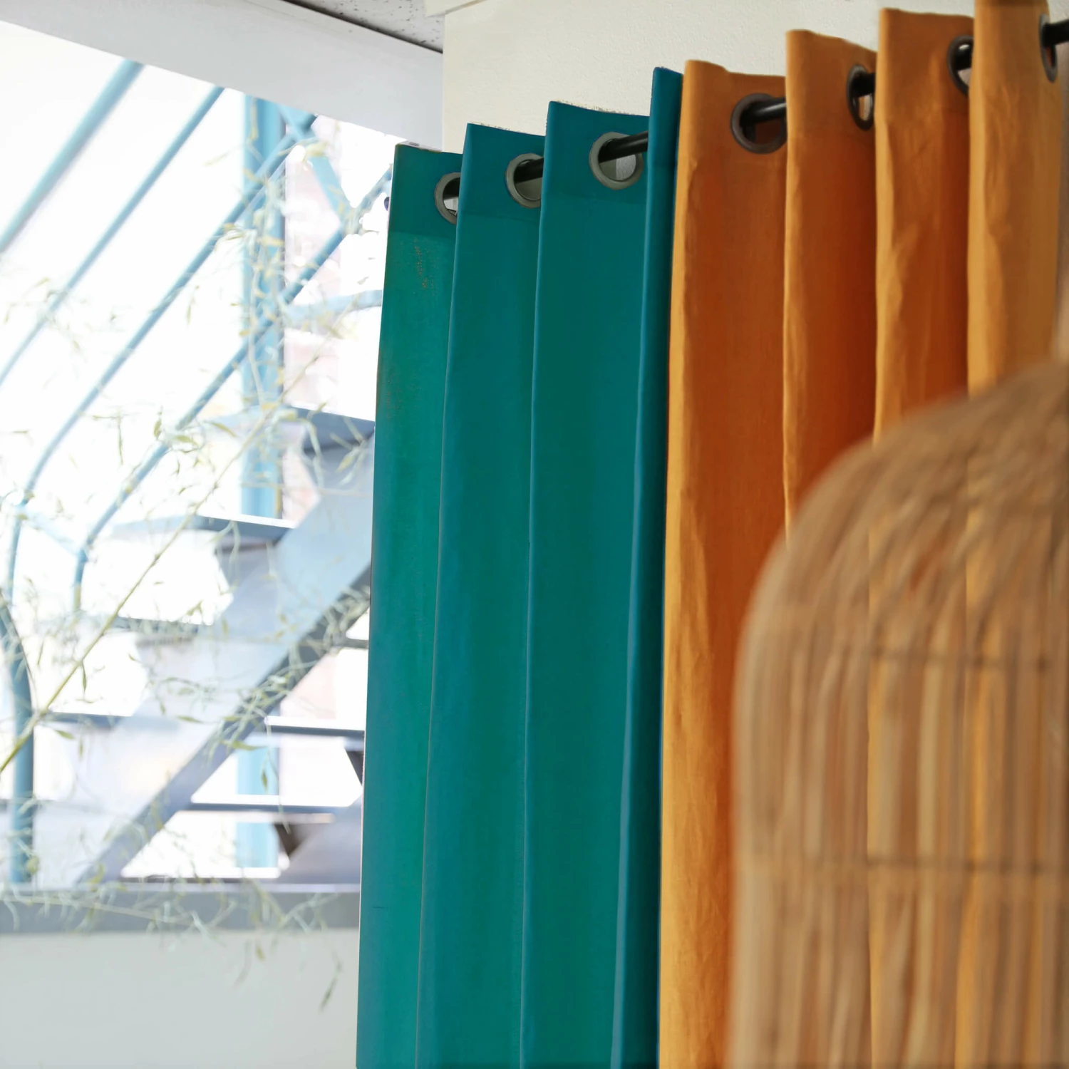 Rideau à œillets En Lin Lavé 140x250 3 Rideau à œillets En Lin Lavé 140x250