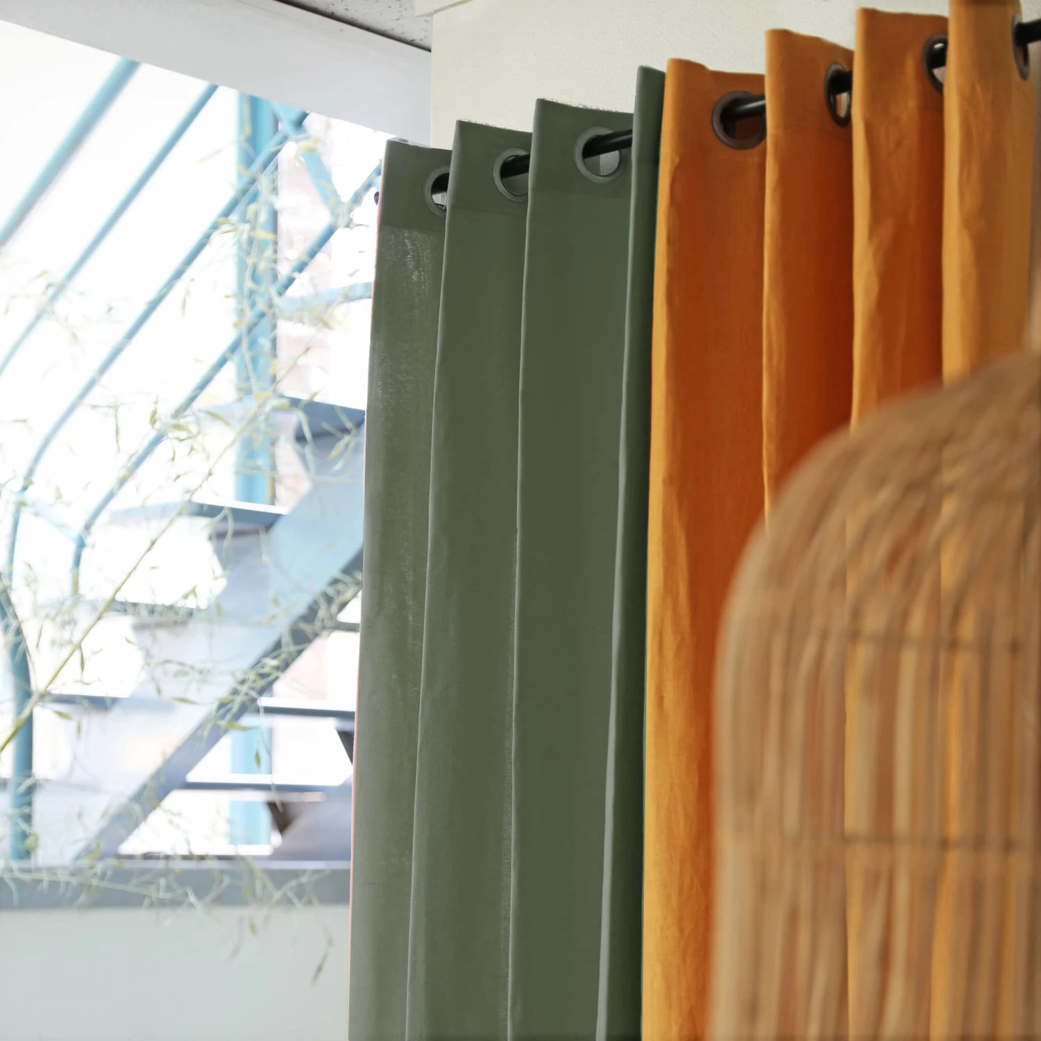 Rideau à œillets En Lin Lavé 140x250 5 Rideau à œillets En Lin Lavé 140x250 – Image 3