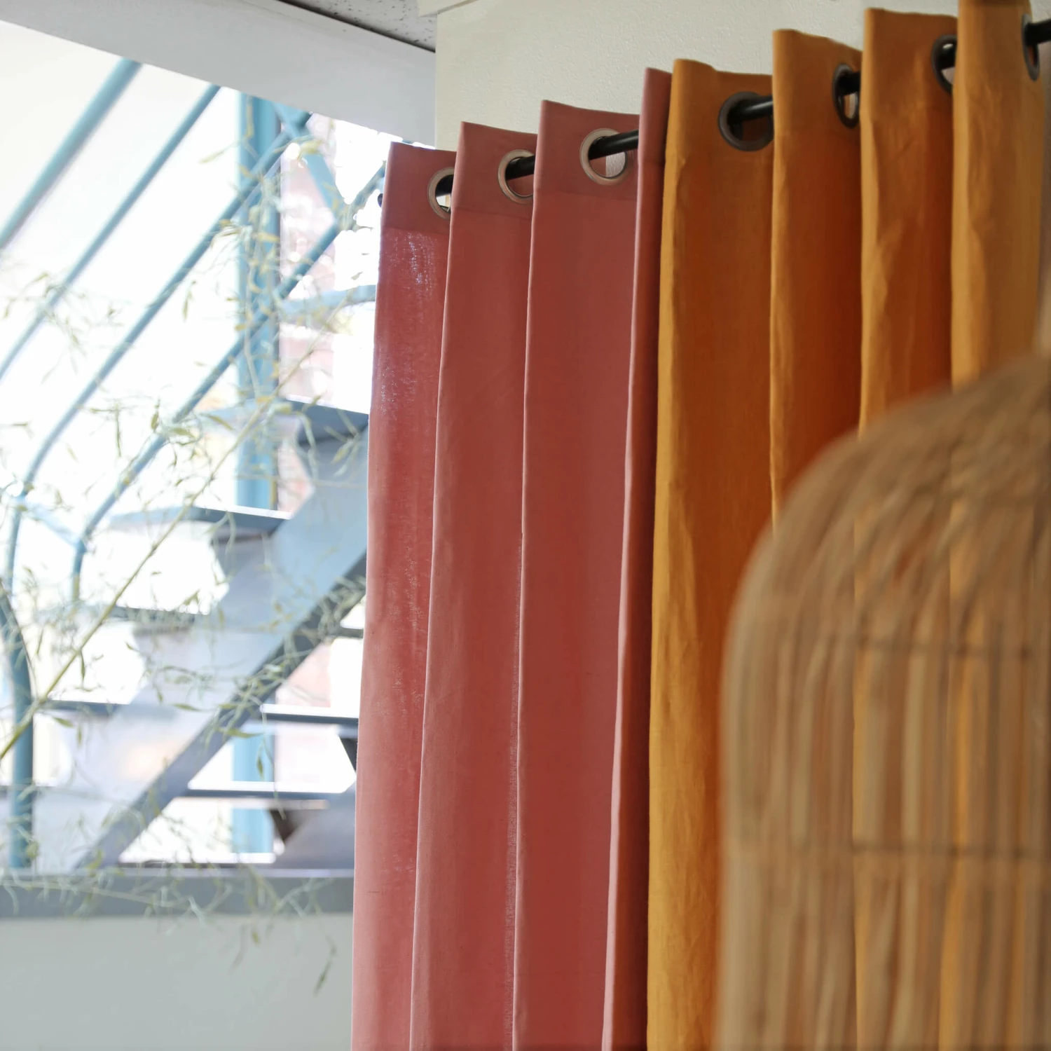 Rideau à œillets En Lin Lavé 140x250 8 Rideau à œillets En Lin Lavé 140x250 – Image 6