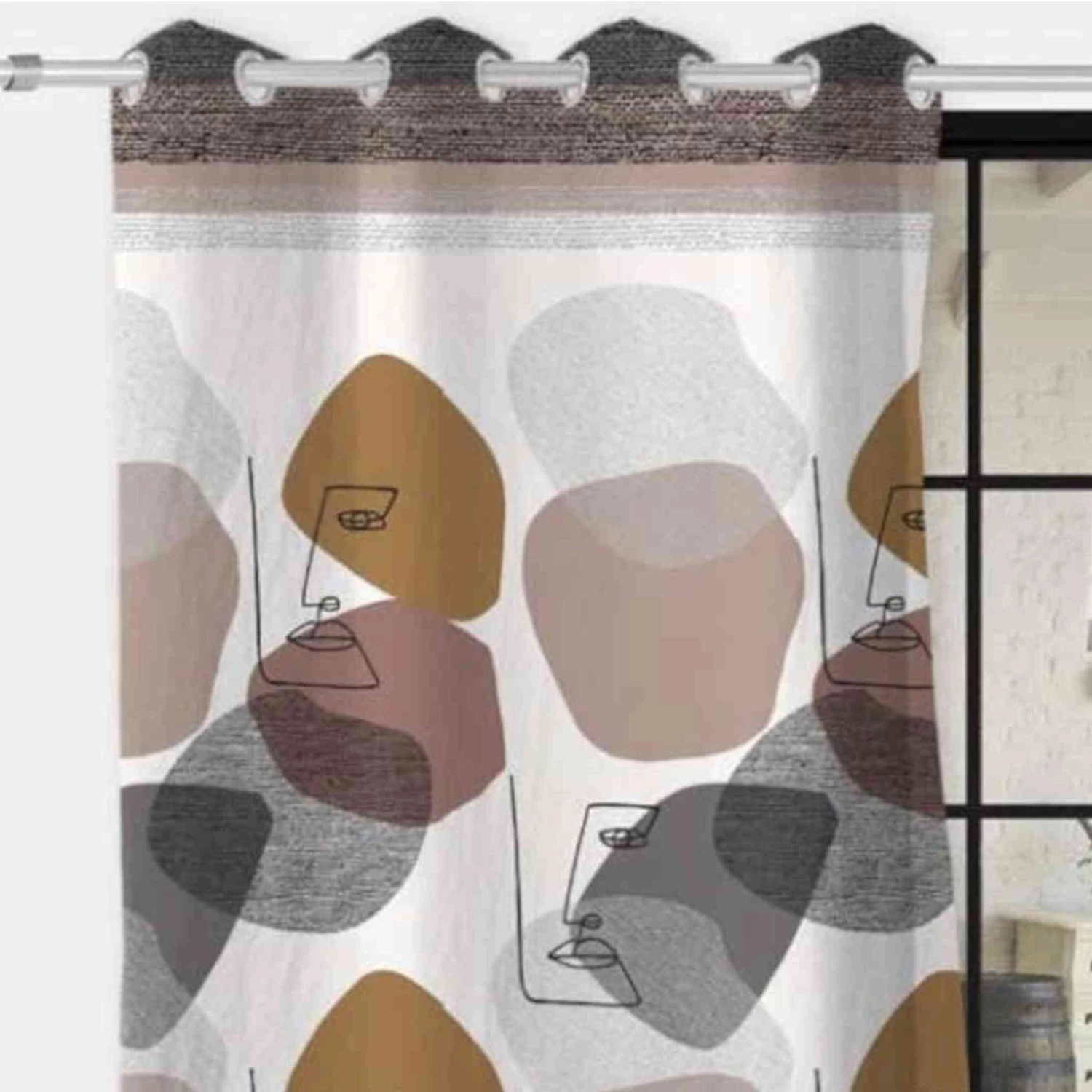 Rideau à œillets Modern 132x250 Cm 4 Rideau à œillets Modern 132x250 Cm – Image 2