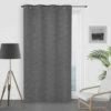 Rideau à œillets Paon 135x250 Cm -Doublures De Lit Soldes 2024 rideau paon anthracite