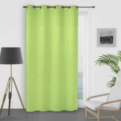 Rideau à œillets Paon 135x250 Cm -Doublures De Lit Soldes 2024 rideau paon vert