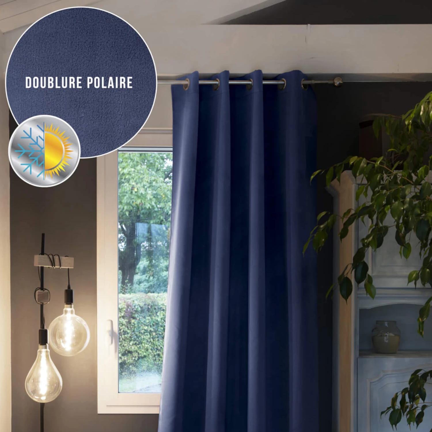 Rideau Occultant Thermique à œillets 140x260 8 Rideau Occultant Thermique à œillets 140x260 – Image 6