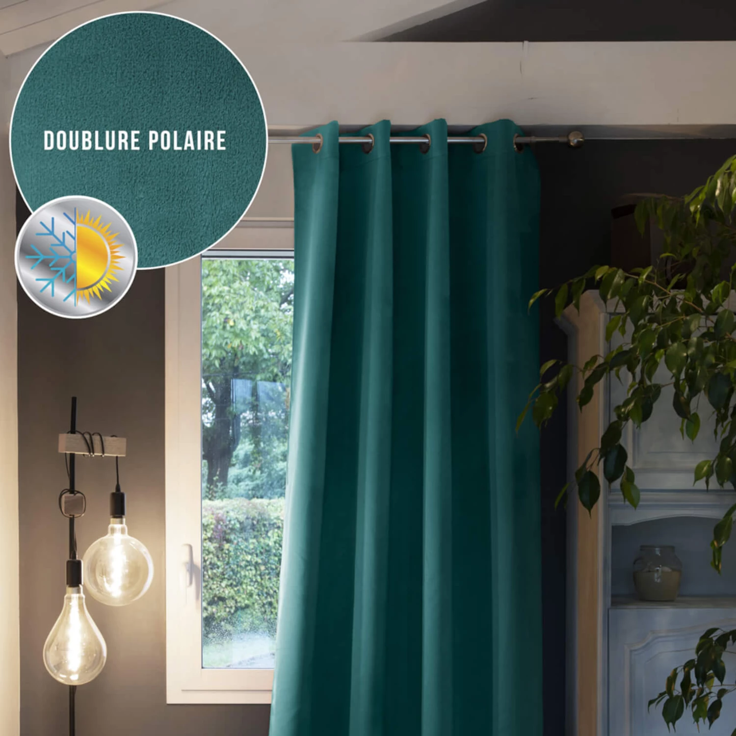 Rideau Occultant Thermique à œillets 140x260 7 Rideau Occultant Thermique à œillets 140x260 – Image 5