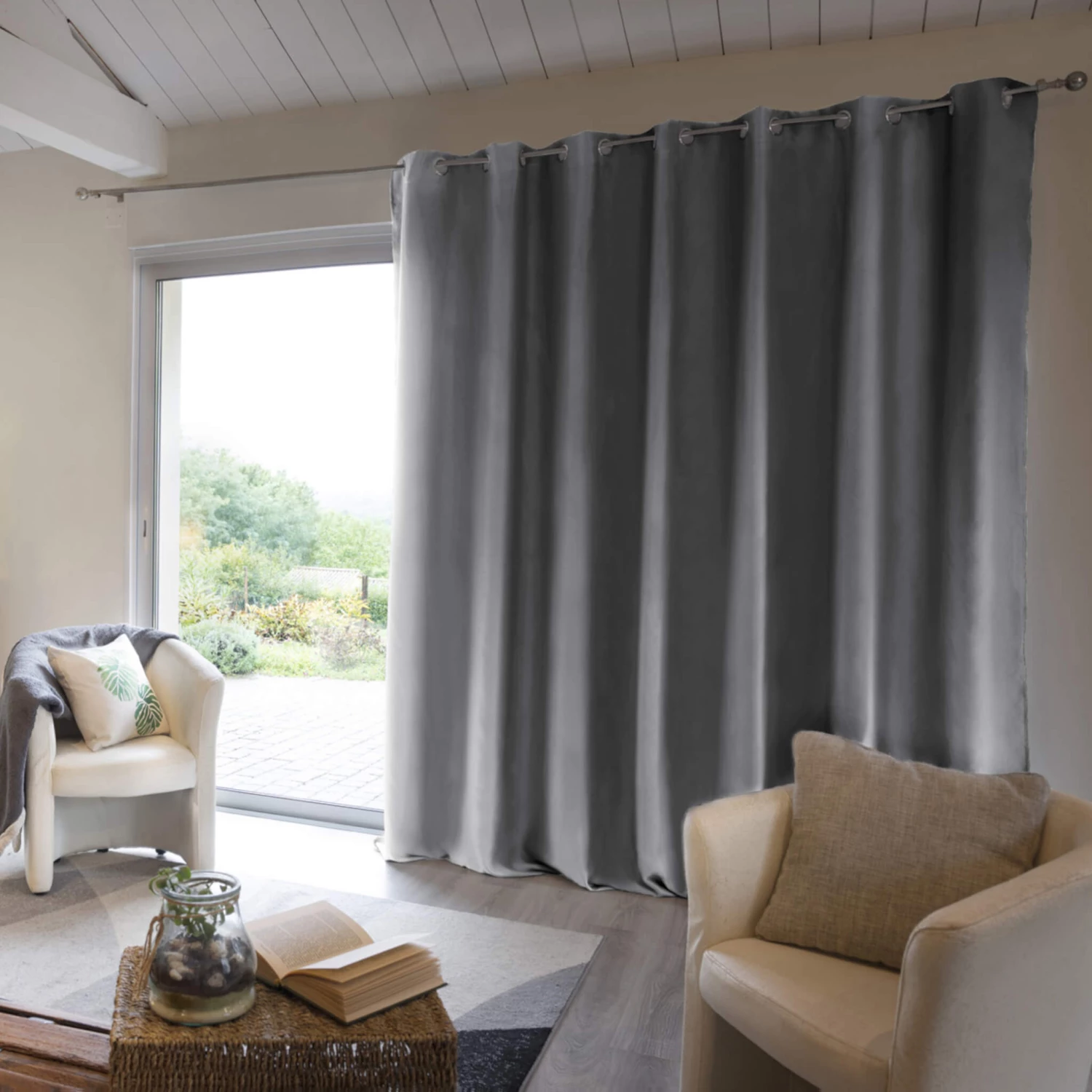 Rideau Occultant Thermique à œillets 280x260 4 Rideau Occultant Thermique à œillets 280x260 – Image 2