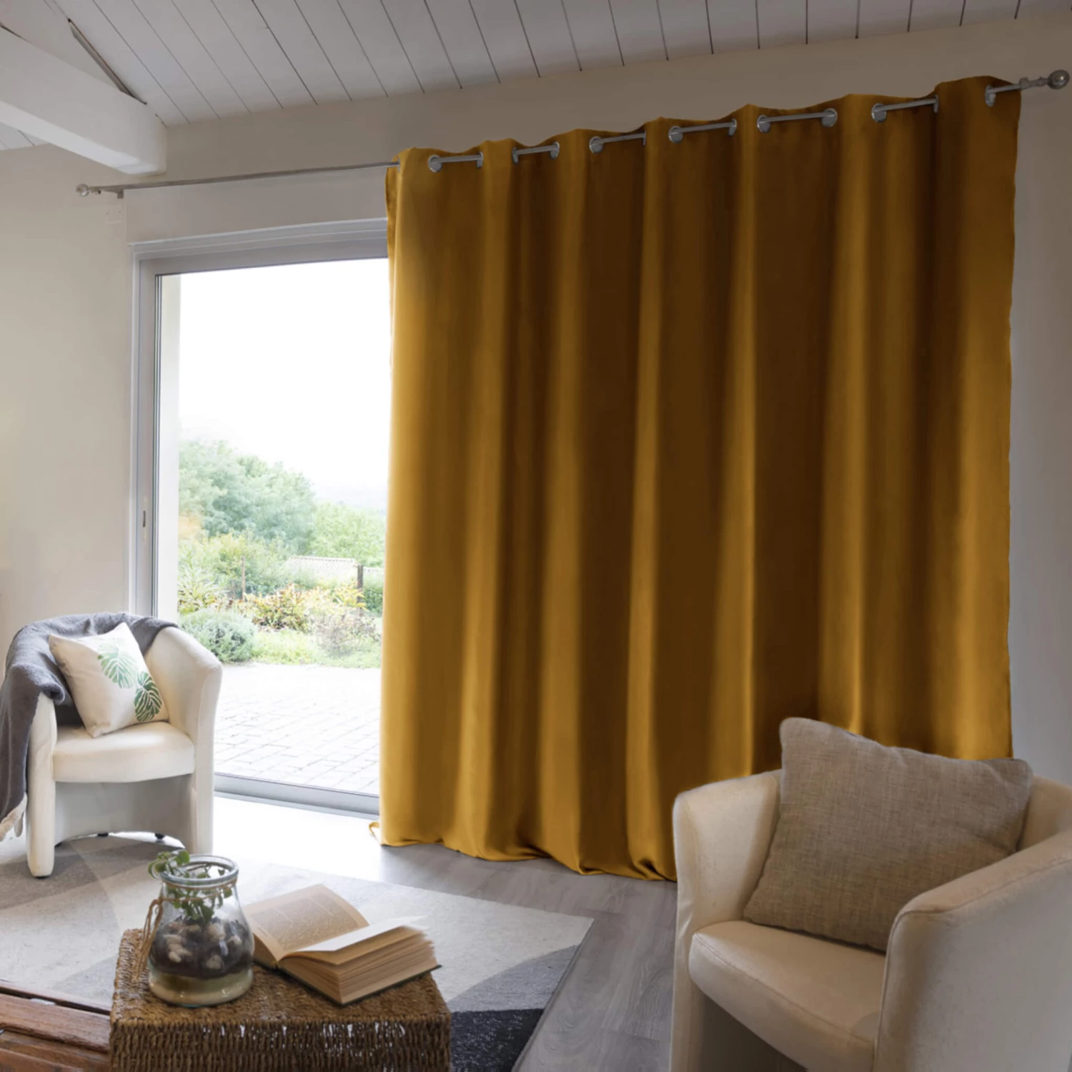 Rideau Occultant Thermique à œillets 280x260 6 Rideau Occultant Thermique à œillets 280x260 – Image 4