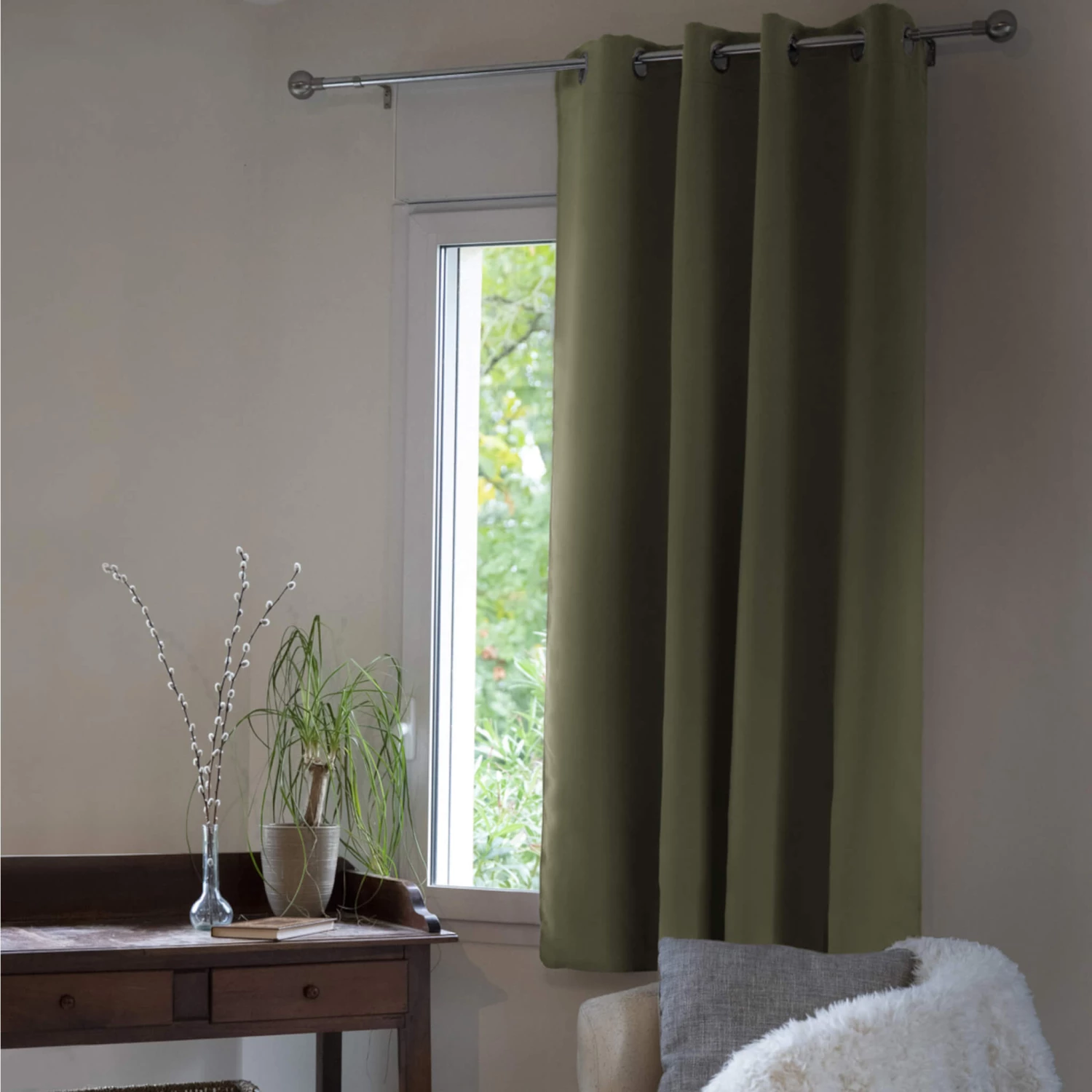 Rideau Occultant Thermique à œillets 140x180 10 Rideau Occultant Thermique à œillets 140x180 – Image 8