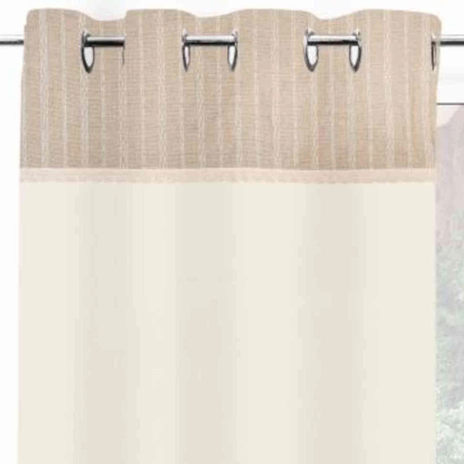 Rideau à œillets Romane Brodé 135x250 Cm 4 Rideau à œillets Romane Brodé 135x250 Cm – Image 2