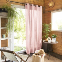 Rideau Tamisant à œillets 140x260 16 Rideau Tamisant à œillets 140x260 -Doublures De Lit Soldes 2024 rideau tamisant rose