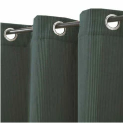 Rideau à œillets En Velours Côtelé 135x250 -Doublures De Lit Soldes 2024 rideau velours cotele kaki zoom 1
