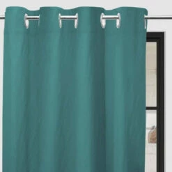 Rideaux à œillets Bohème 135x180 Cm 15 Rideaux à œillets Bohème 135x180 Cm -Doublures De Lit Soldes 2024 rideaux illets boh me bleu canard 135x180 1