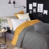 Housse De Couette Satin De Coton Anthracite - Tradilinge 1 Housse De Couette Satin De Coton Anthracite - Tradilinge -Doublures De Lit Soldes 2024 satinanthracite