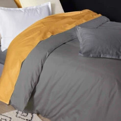 Housse De Couette Satin De Coton Anthracite - Tradilinge 6 Housse De Couette Satin De Coton Anthracite - Tradilinge -Doublures De Lit Soldes 2024 satinanthracitezoom