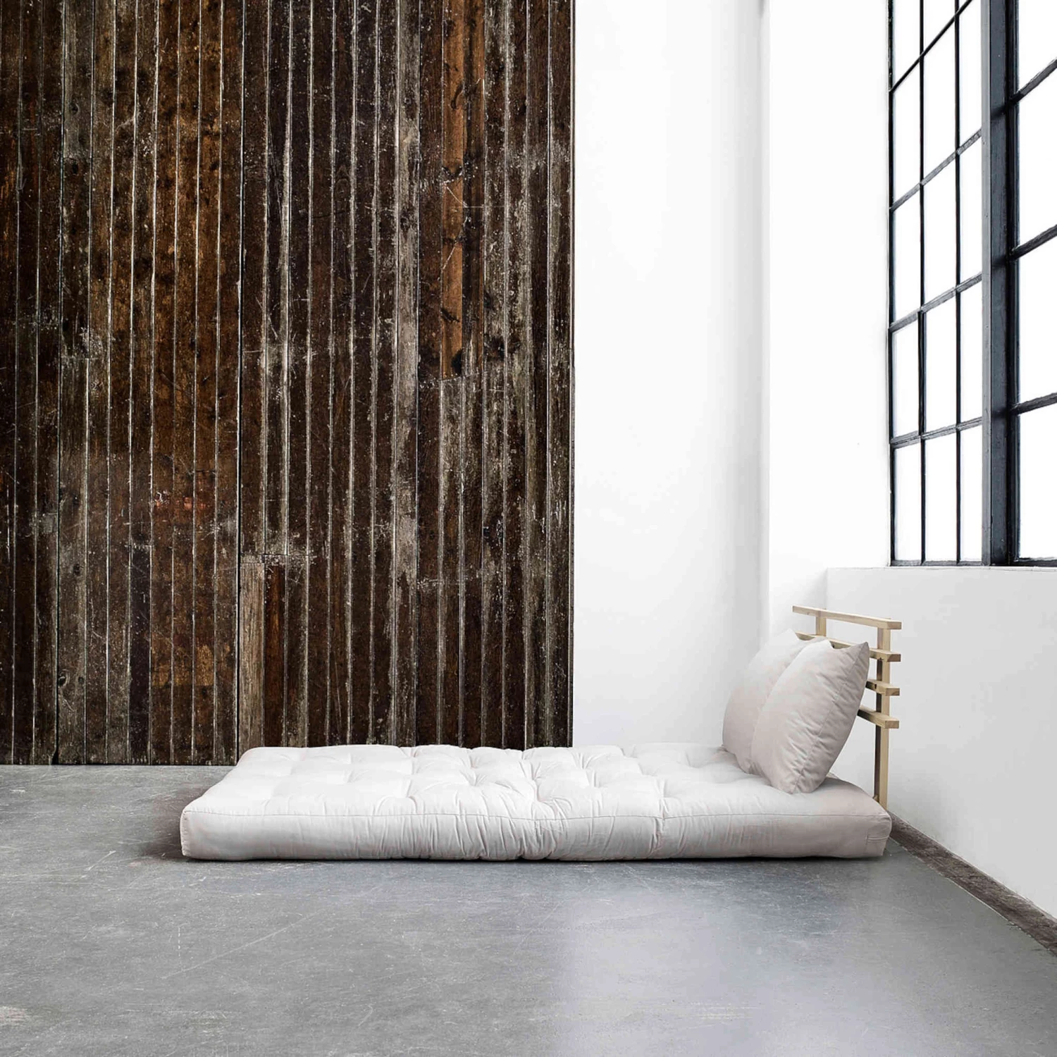 Matelas Futon Et Tête De Lit Bois Massif Naturel SHIN SANO 140x200 7 Matelas Futon Et Tête De Lit Bois Massif Naturel SHIN SANO 140x200 – Image 5