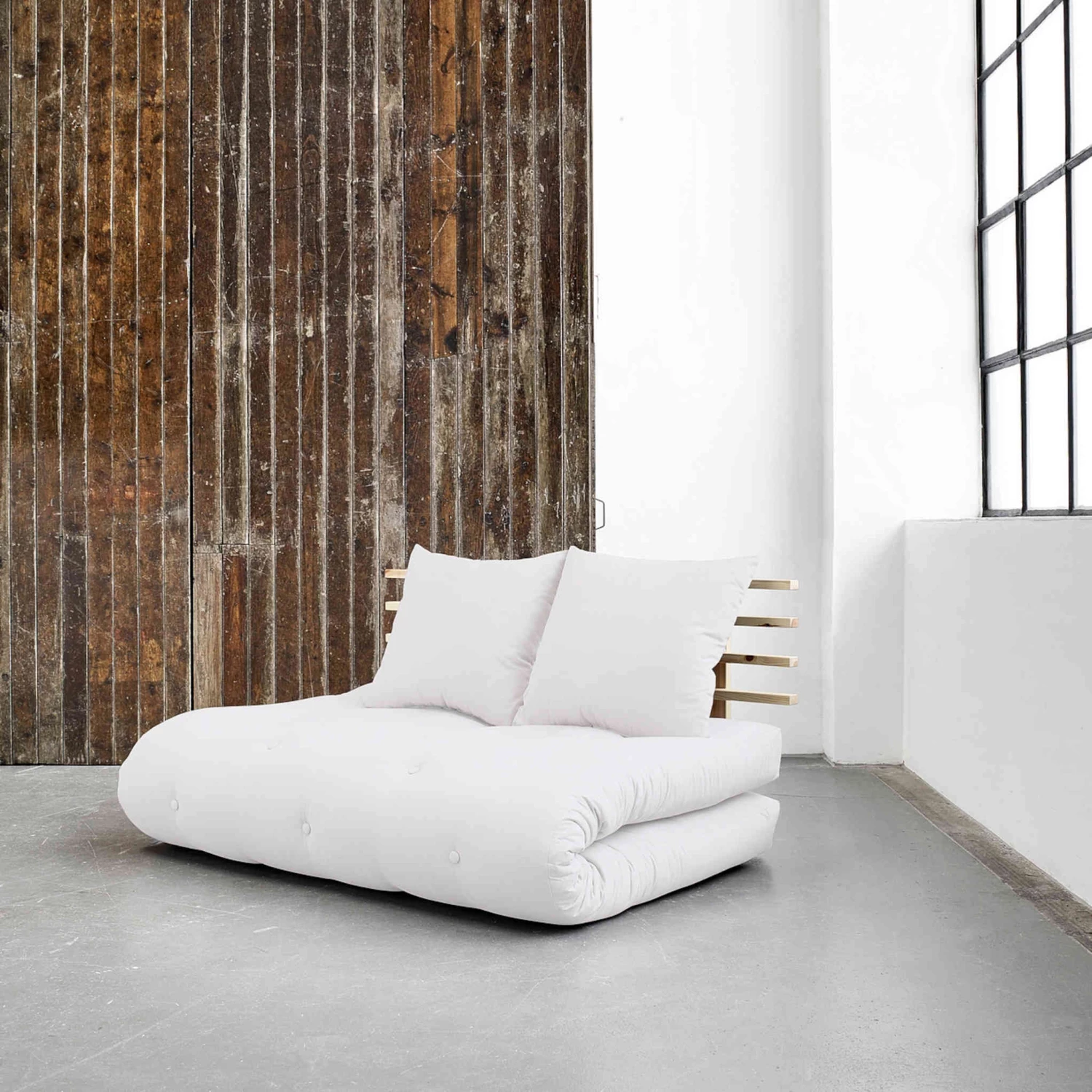 Matelas Futon Et Tête De Lit Bois Massif Naturel SHIN SANO 140x200 6 Matelas Futon Et Tête De Lit Bois Massif Naturel SHIN SANO 140x200 – Image 4