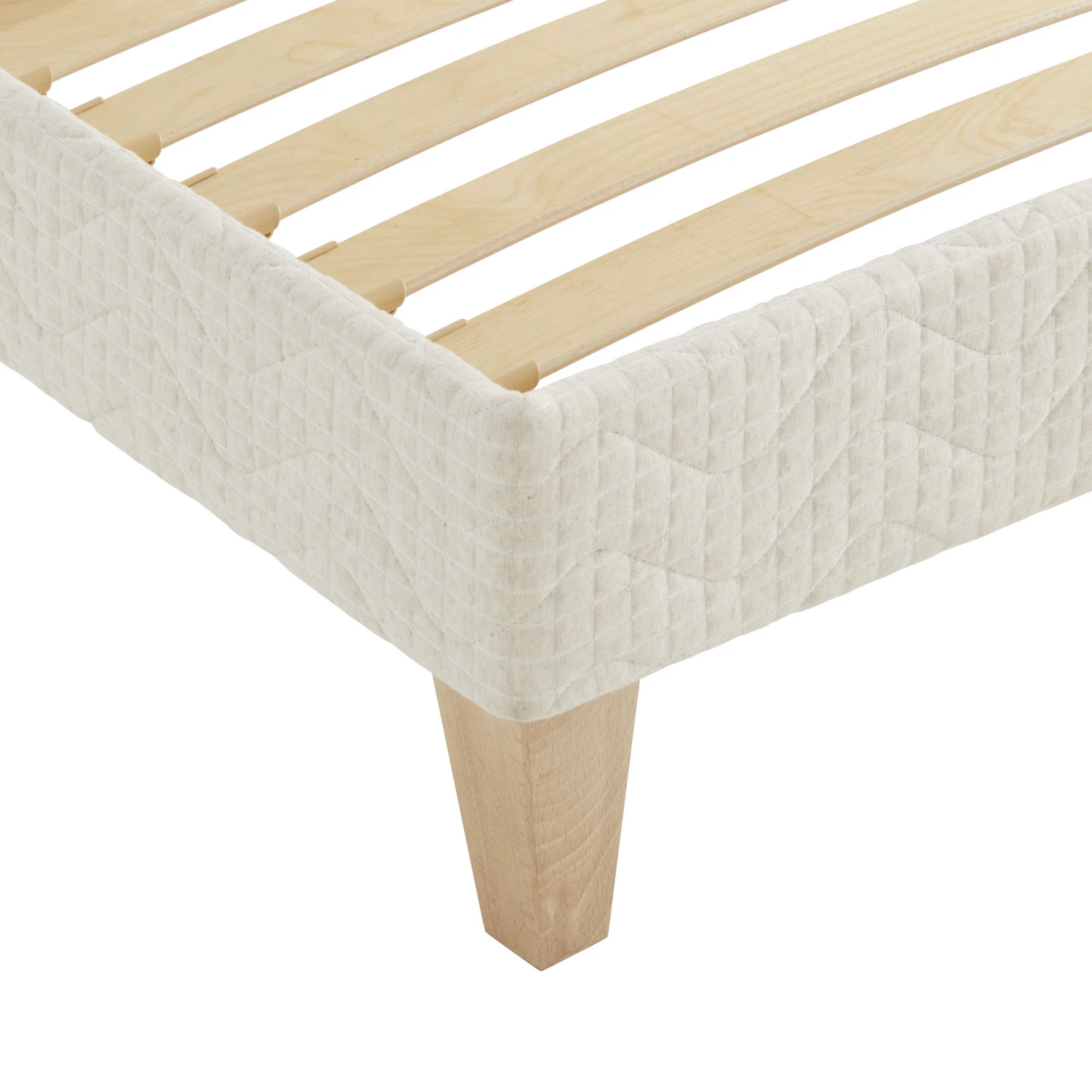 Ensemble Matelas Mousse Recyclée, Sommier, Pieds, Tête De Lit, Couette Et Oreiller Aube 400 - SOMEO 6 Ensemble Matelas Mousse Recyclée, Sommier, Pieds, Tête De Lit, Couette Et Oreiller Aube 400 - SOMEO – Image 4
