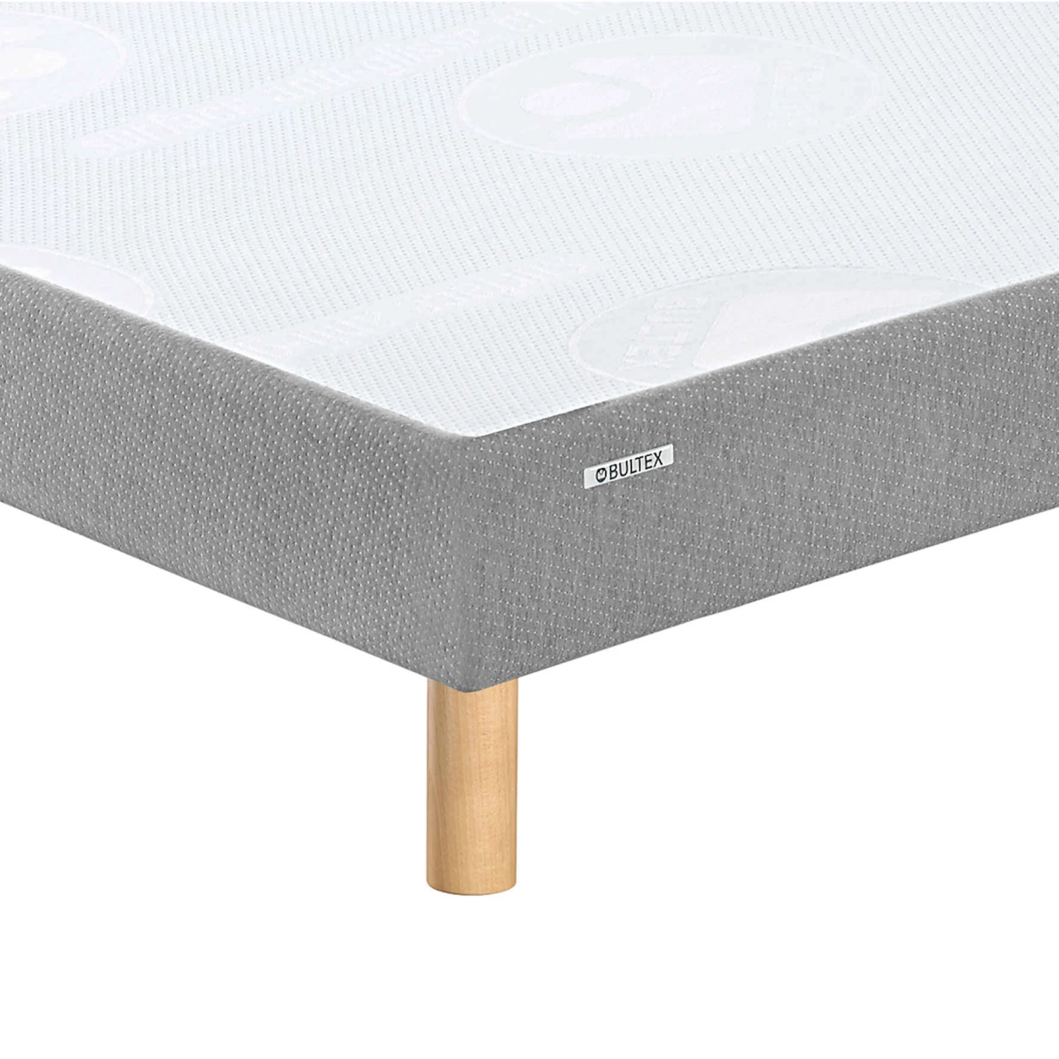 Sommier Bultex Vigoroso Gris Confort Ferme + Pieds 4 Sommier Bultex Vigoroso Gris Confort Ferme + Pieds – Image 2