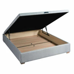Sommier Lit Coffre En Kit Gris Cendré Epeda KALYPSO