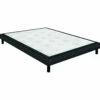 Sommier Epeda Confort Ferme Chiné Gris 15 Cm NATURE -Doublures De Lit Soldes 2024 sommier chin gris fond blanc