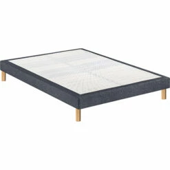 Sommier Déco ANTHRACITE Morphologique 16 Cm Avec Pieds