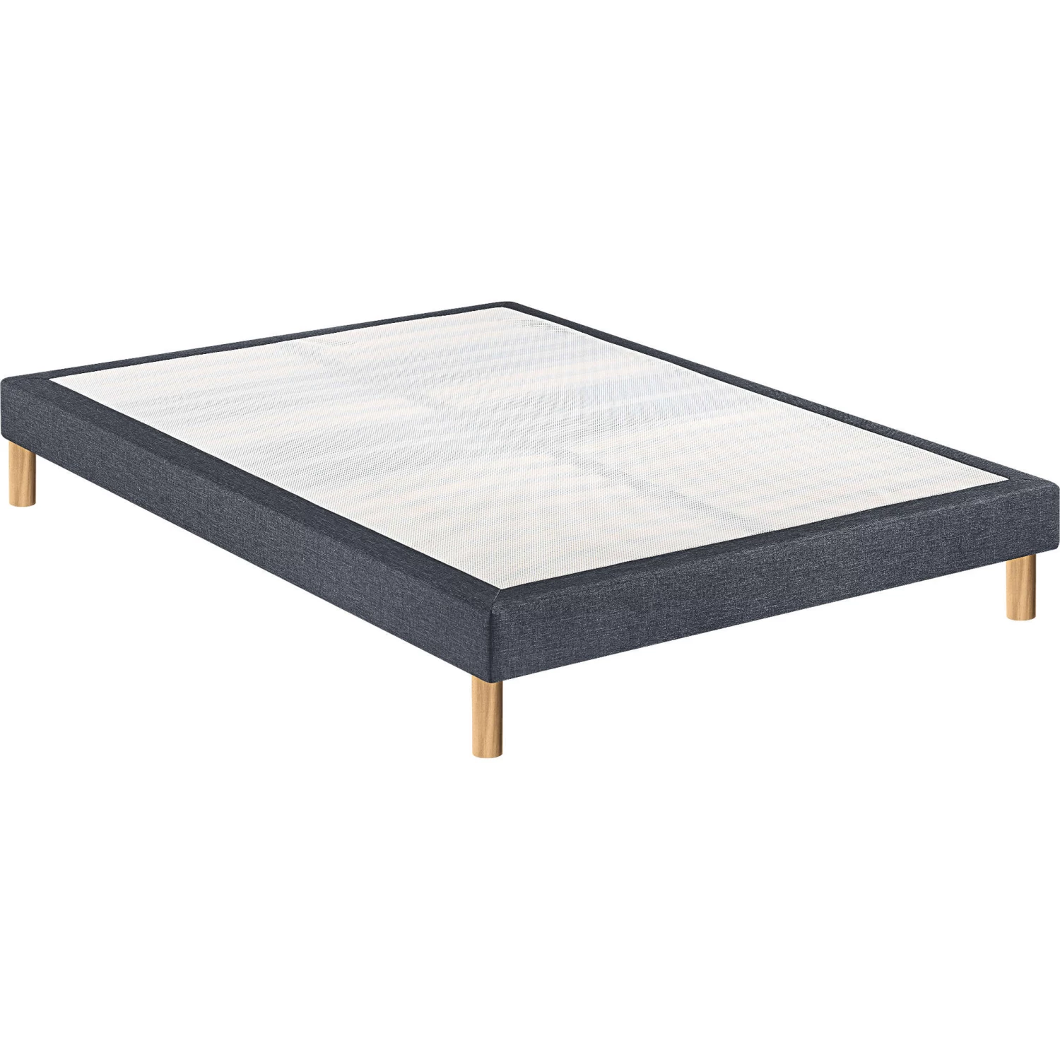 Sommier Déco ANTHRACITE Morphologique 16 Cm Avec Pieds 3 Sommier Déco ANTHRACITE Morphologique 16 Cm Avec Pieds