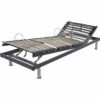 Sommier De Relaxation Extra Plat Mécanisme Manuel 2 Sommier De Relaxation Extra Plat Mécanisme Manuel -Doublures De Lit Soldes 2024 sommier de relaxation extra plat m canisme manuel 90x190 fond blanc