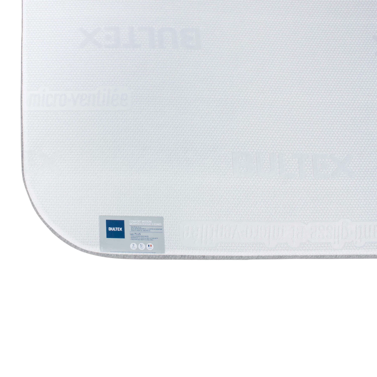 Sommier Demi-corbeille Pour Lit Louis XV Bultex Déco Gris 4 Sommier Demi-corbeille Pour Lit Louis XV Bultex Déco Gris – Image 2