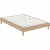 Sommier Déco BEIGE Morphologique 16 Cm Avec Pieds