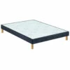 Sommier Déco Merinos Gris Anthracite 15 Cm Avec Pieds -Doublures De Lit Soldes 2024 sommier pencil anthracite fond blanc 1