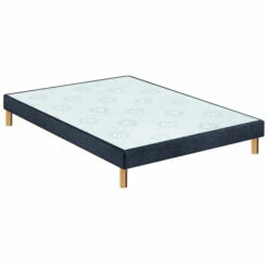Sommier Déco Merinos Gris Anthracite 15 Cm Avec Pieds