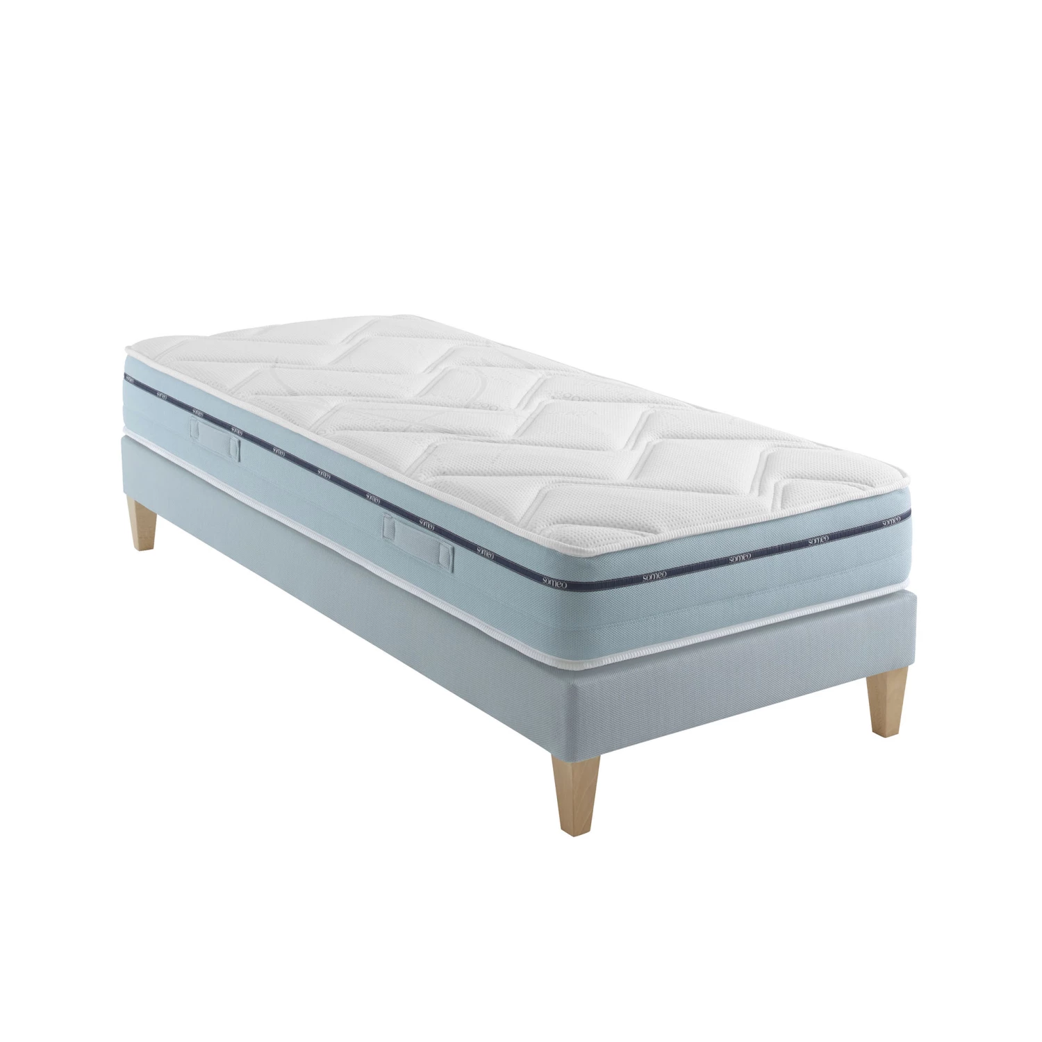 Ensemble Matelas Mémoire De Forme, Sommier Et Pieds Songe 500 - SOMEO 13 Ensemble Matelas Mémoire De Forme, Sommier Et Pieds Songe 500 - SOMEO – Image 11