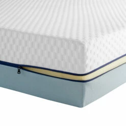 Ensemble Matelas Mémoire De Forme, Sommier, Pieds, Couette Et Oreiller Songe 600 - SOMEO 26 Ensemble Matelas Mémoire De Forme, Sommier, Pieds, Couette Et Oreiller Songe 600 - SOMEO -Doublures De Lit Soldes 2024 songe 600 zoom tirette fond blanc 32