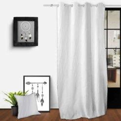 Rideau à œillets Spirit 135x250 Cm 11 Rideau à œillets Spirit 135x250 Cm -Doublures De Lit Soldes 2024 spirit blanc