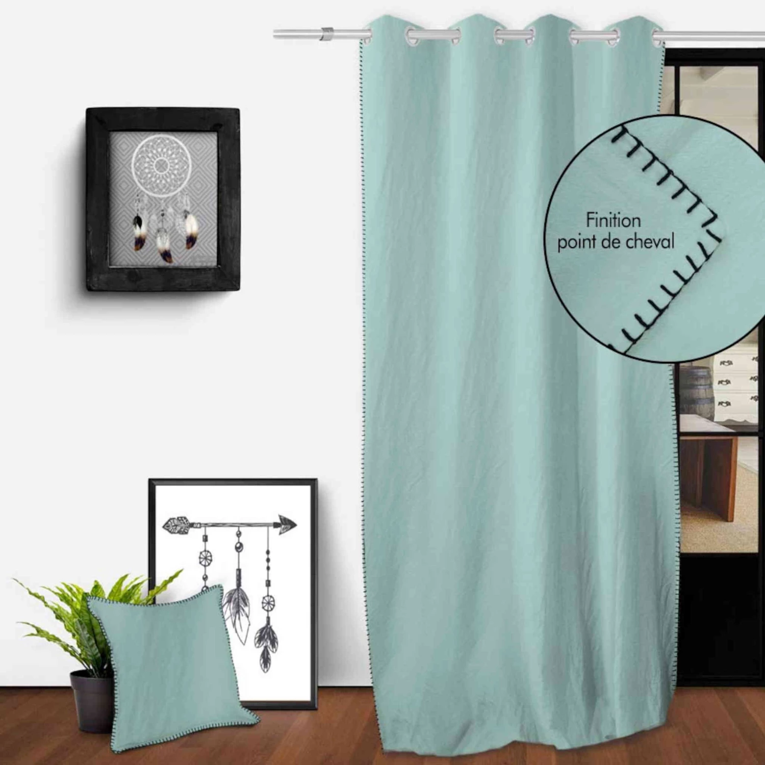 Rideau à œillets Spirit 135x250 Cm 4 Rideau à œillets Spirit 135x250 Cm – Image 2