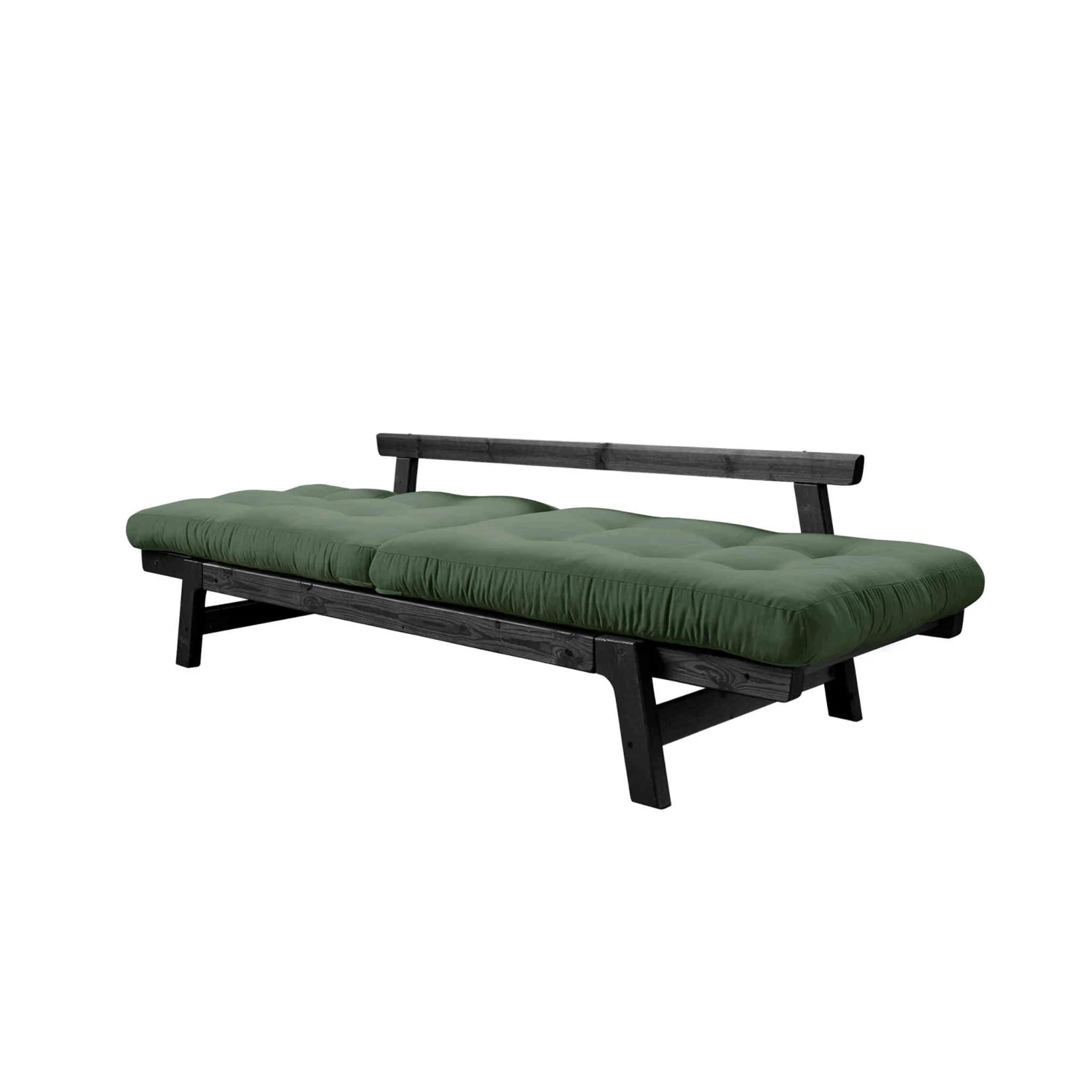 Banquette Ajustable STEP En Pin Massif Noir Matelas Inclus 2x70x100 6 Banquette Ajustable STEP En Pin Massif Noir Matelas Inclus 2x70x100 – Image 4