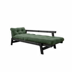 Banquette Ajustable STEP En Pin Massif Noir Matelas Inclus 2x70x100 11 Banquette Ajustable STEP En Pin Massif Noir Matelas Inclus 2x70x100 -Doublures De Lit Soldes 2024 step vert fond blanc 2